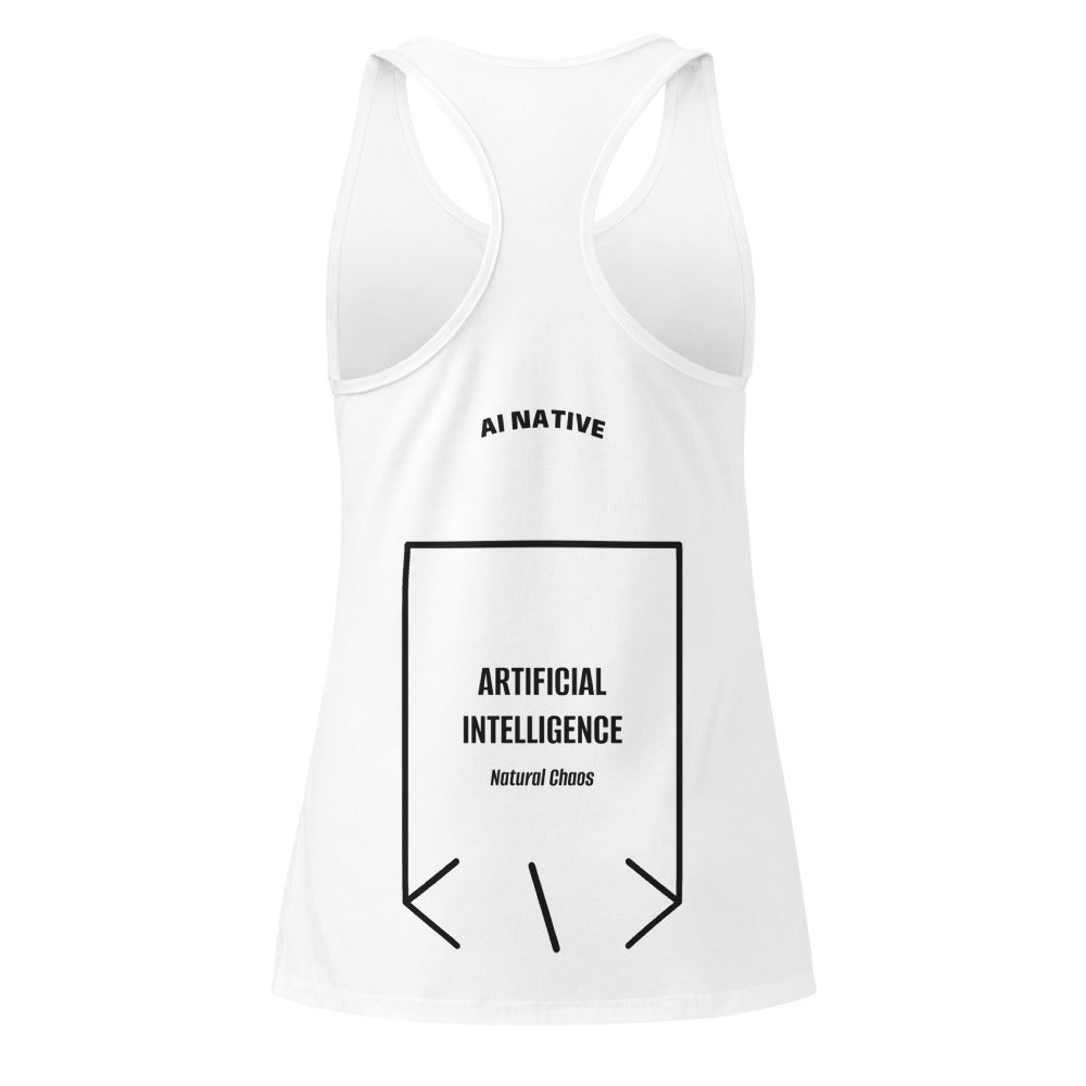 Artificial Intelligence — White Black back mockup