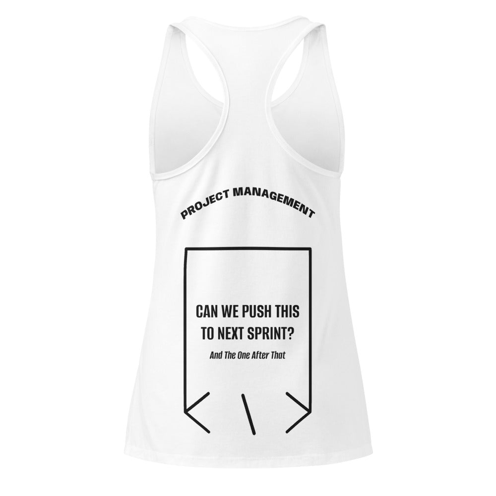 Can We Push This To Next Sprint? — White Black back mockup