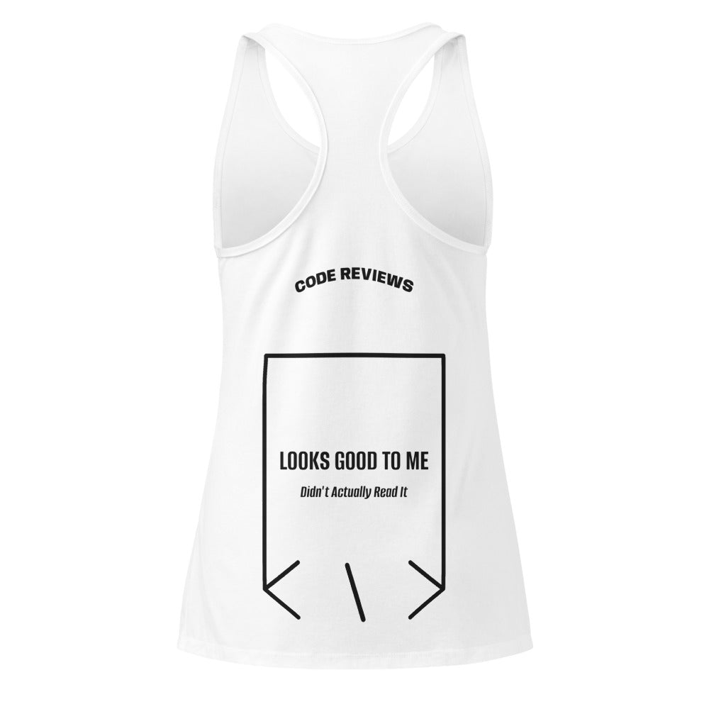Looks Good To Me — White Black back mockup