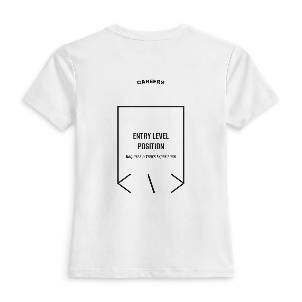 Entry Level Position — White Black back mockup