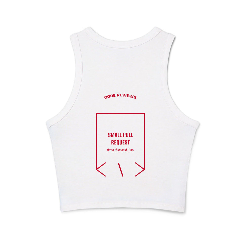 Small Pull Request — Solid White Blend Solid Red Blend back mockup