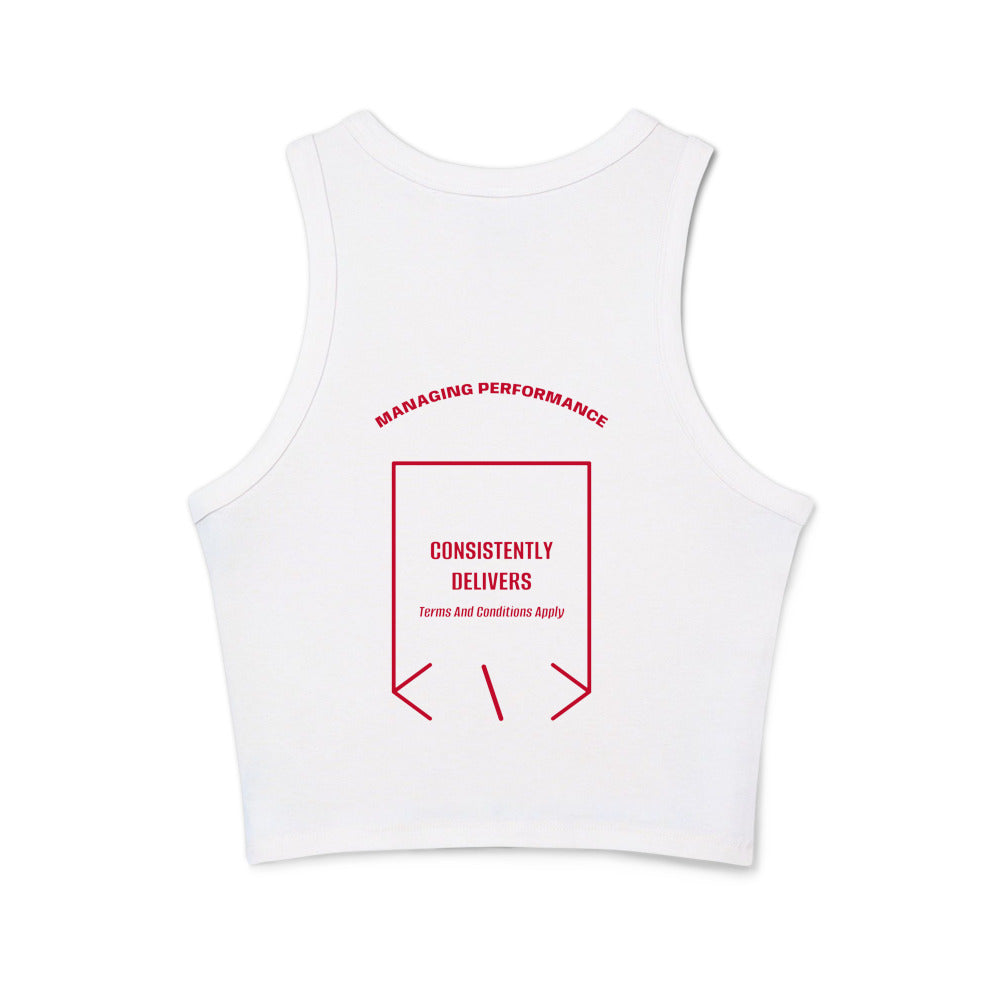 Consistently Delivers — Solid White Blend Solid Red Blend back mockup