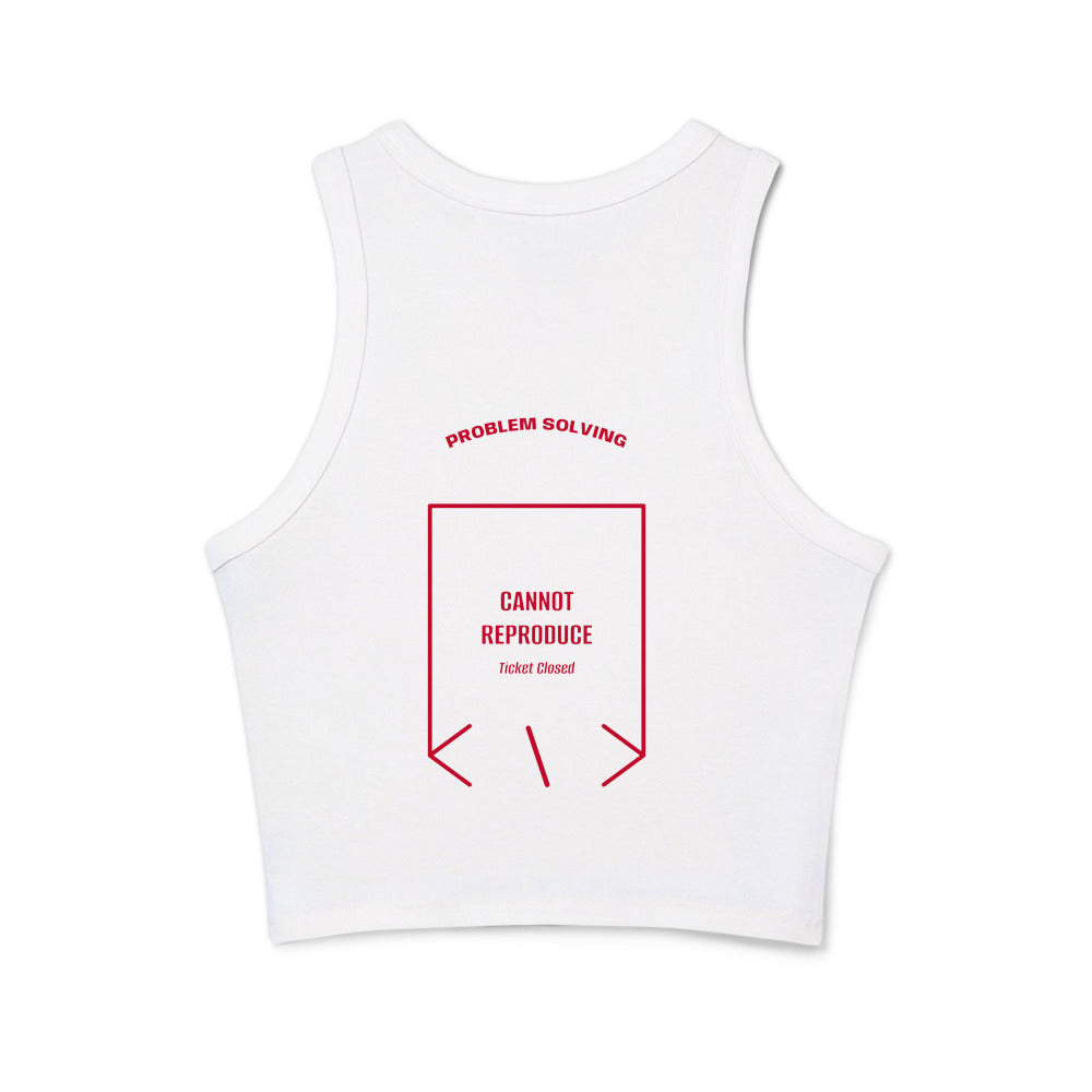 Cannot Reproduce — Solid White Blend Solid Red Blend back mockup