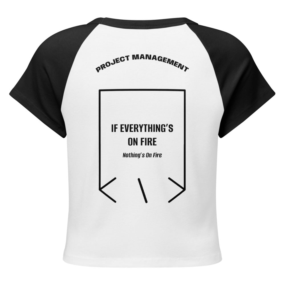 If Everything’s On Fire — White/Black Black back mockup
