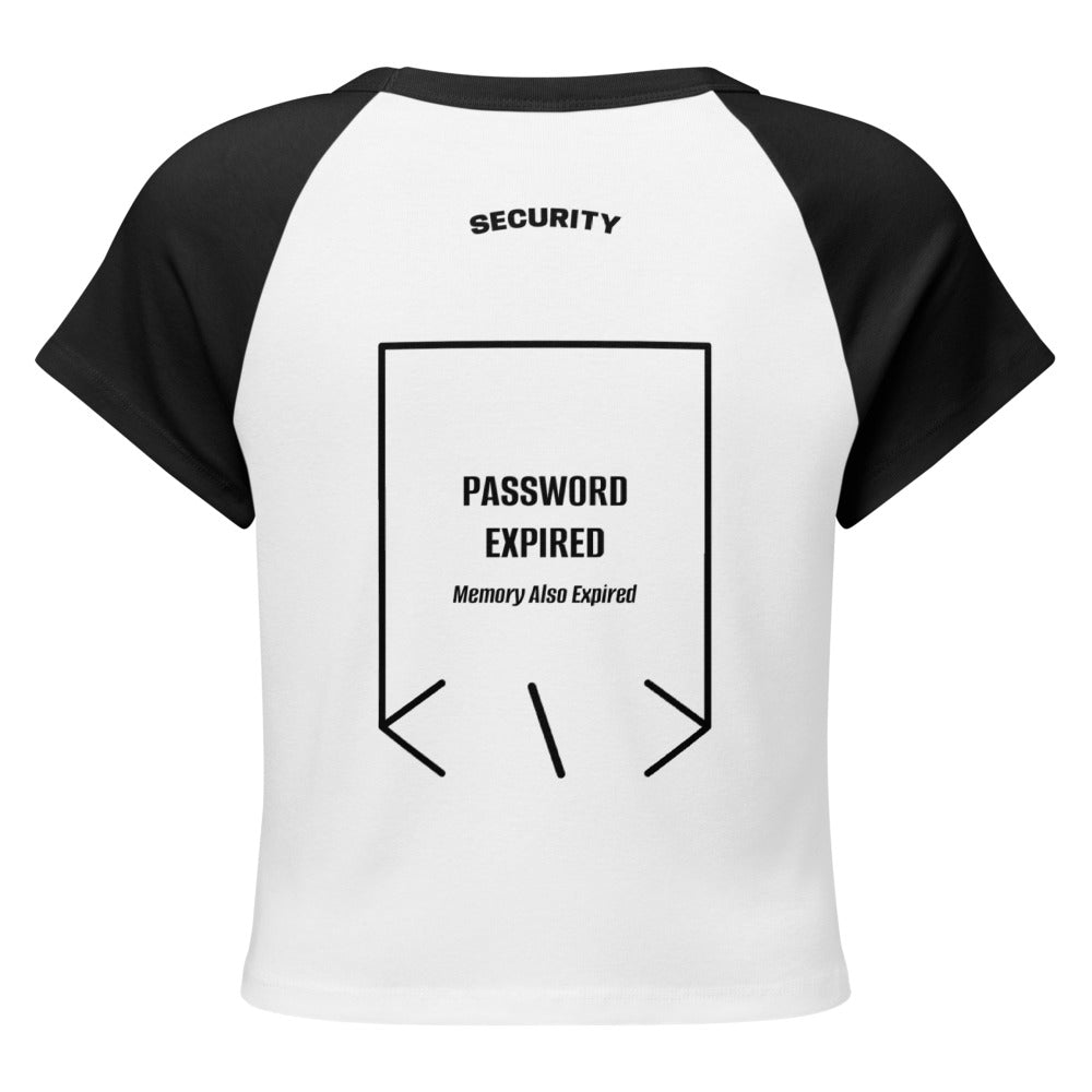 Password Expired — White/Black Black back mockup
