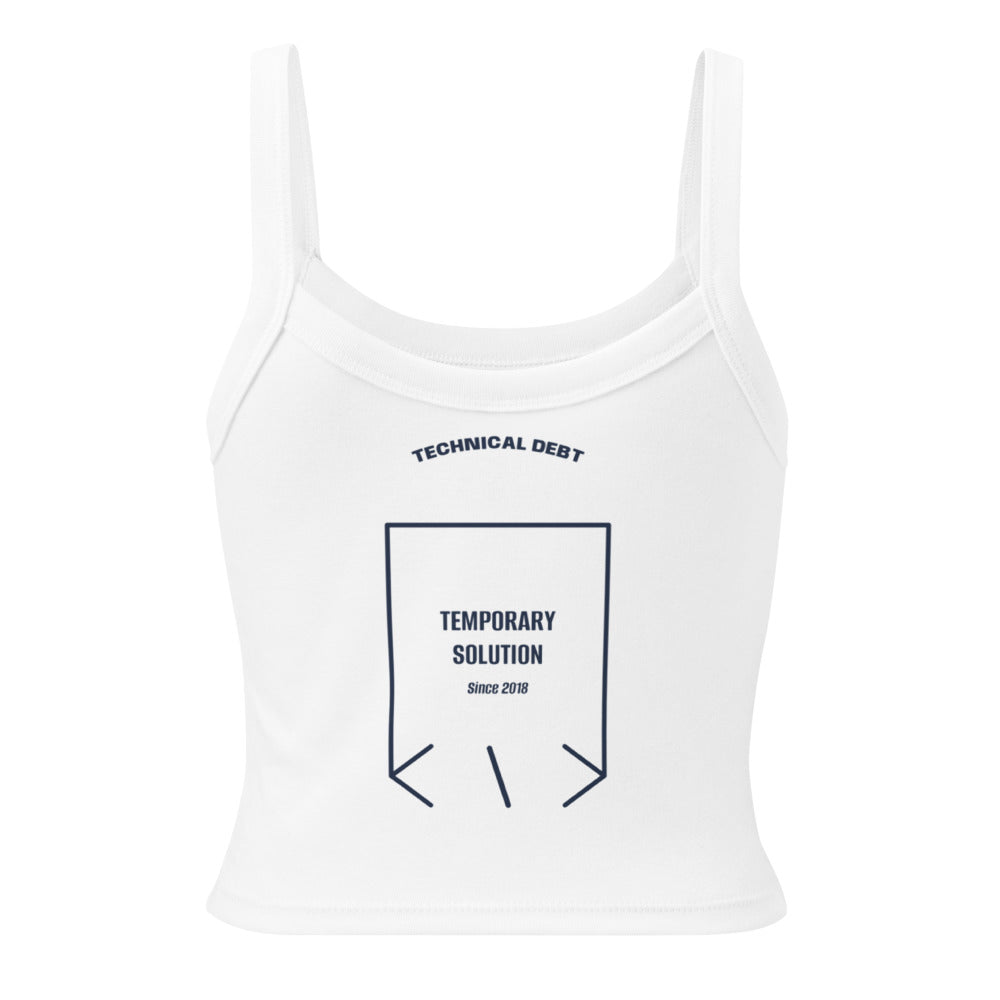 Temporary Solution — Solid White Blend Solid Navy Blend back mockup
