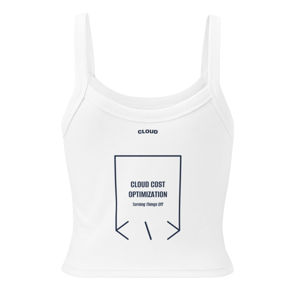 Cloud Cost Optimization — Solid White Blend Solid Navy Blend back mockup