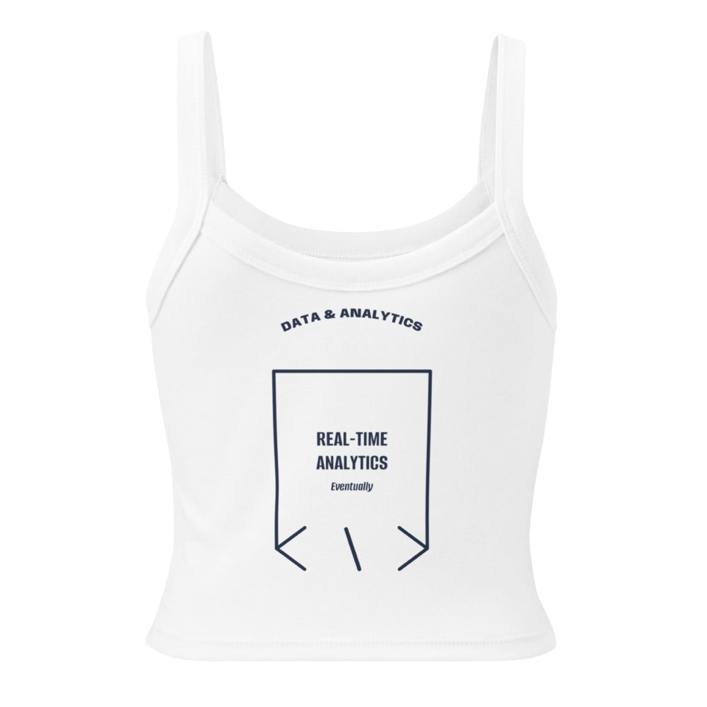 Real-Time Analytics — Solid White Blend Solid Navy Blend back mockup