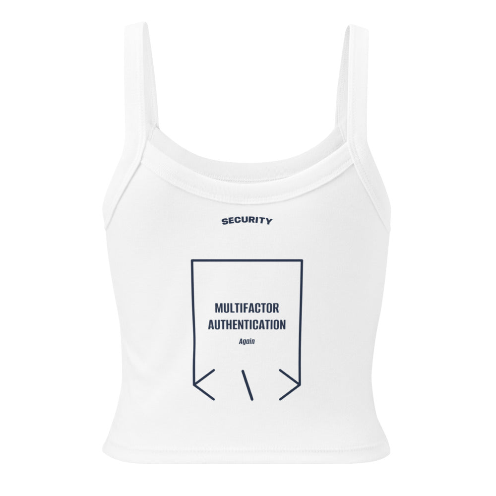 Multifactor Authentication — Solid White Blend Solid Navy Blend back mockup