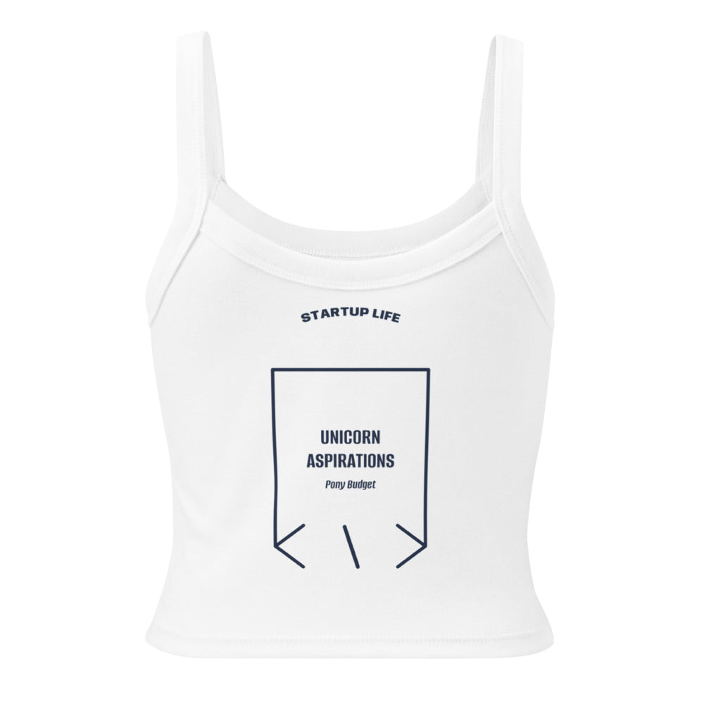 Unicorn Aspirations — Solid White Blend Solid Navy Blend back mockup