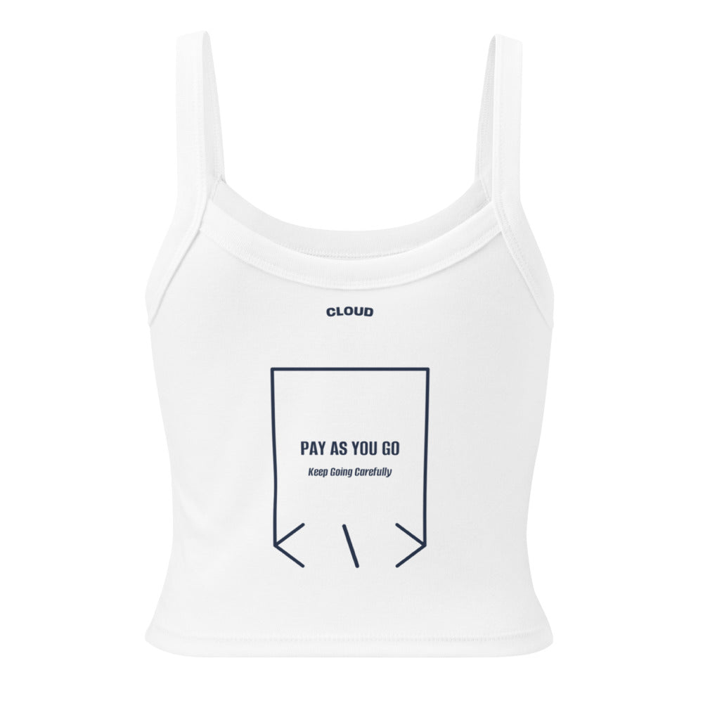 Pay As You Go — Solid White Blend Solid Navy Blend back mockup