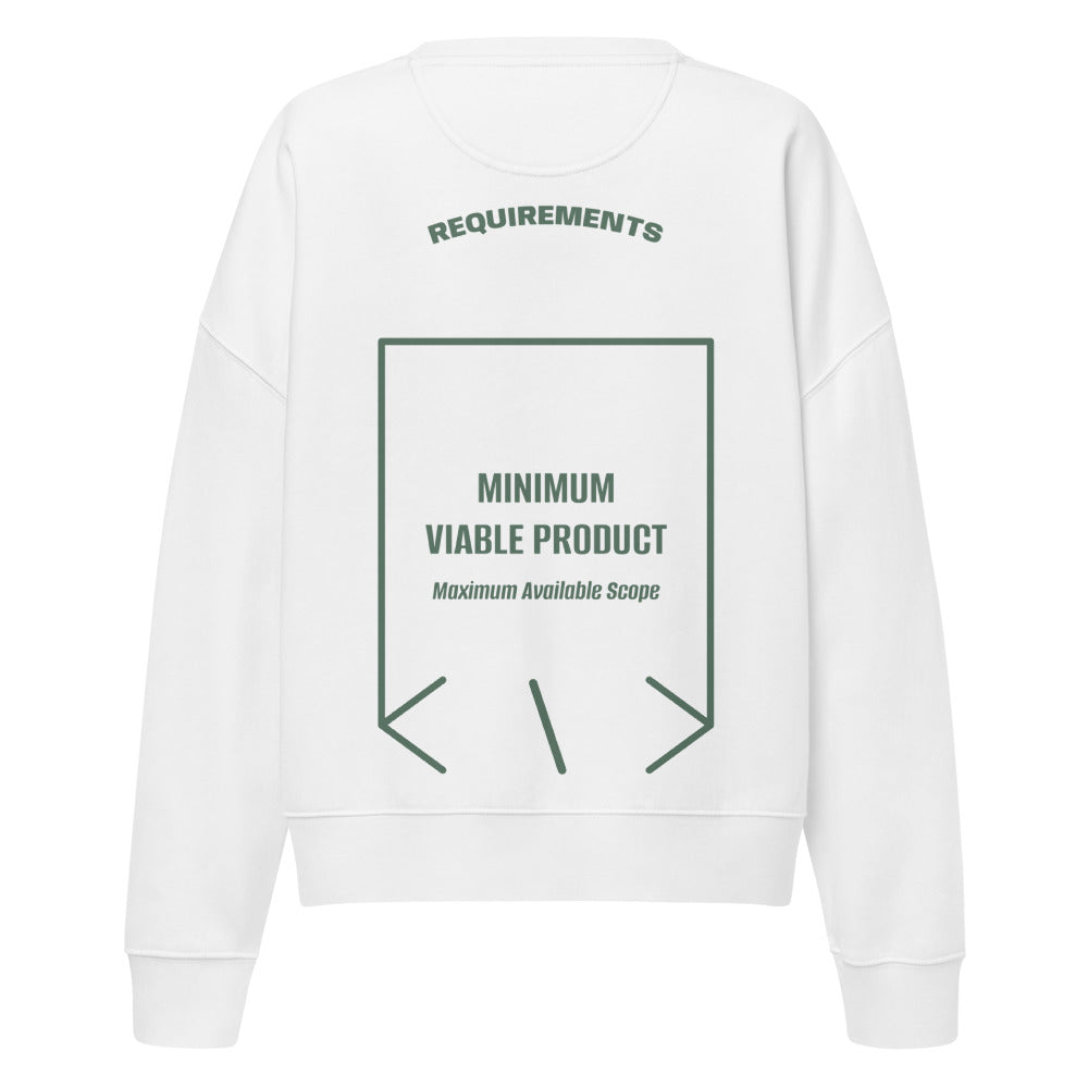 Minimum Viable Product — White Green Bay back mockup