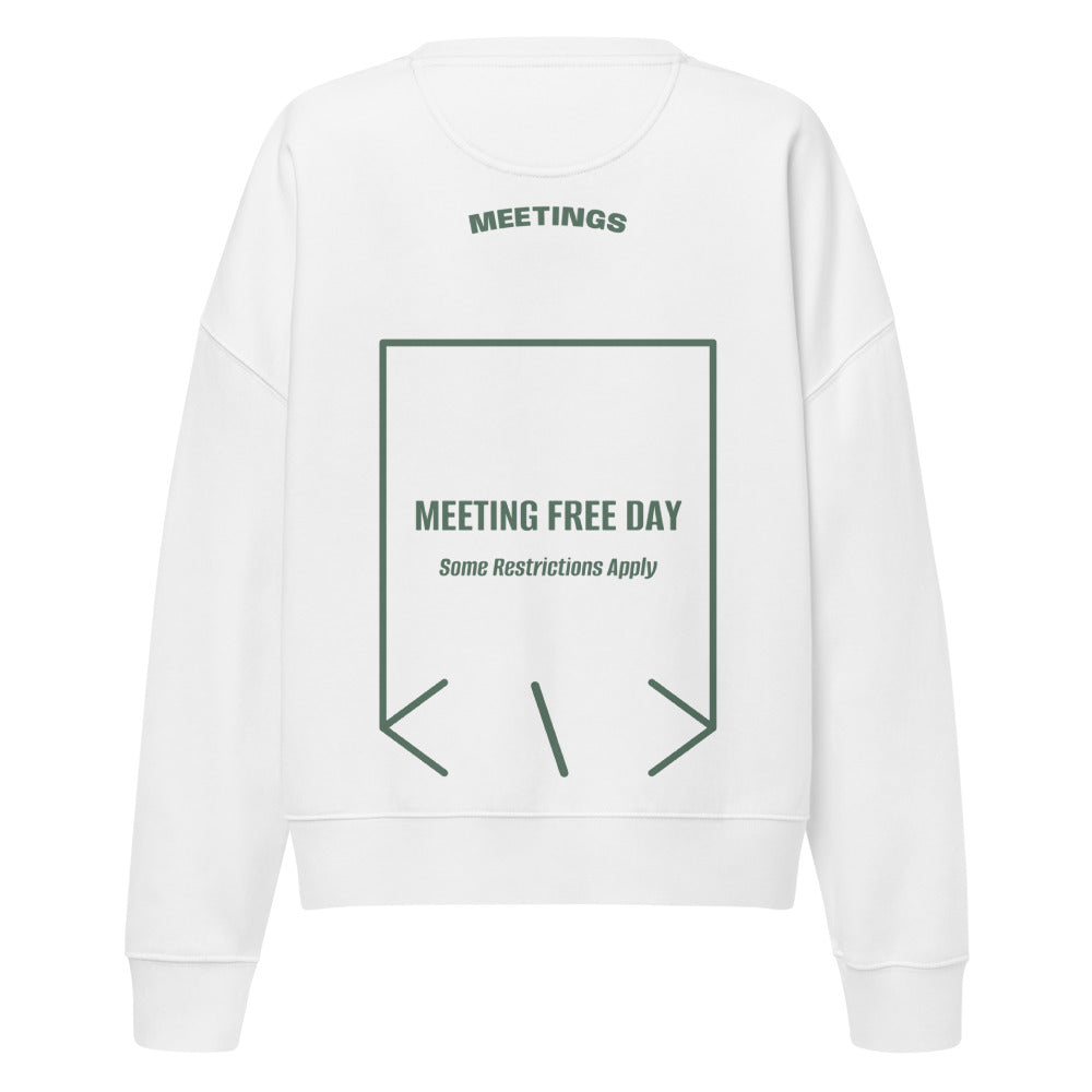 Meeting Free Day — White Green Bay back mockup