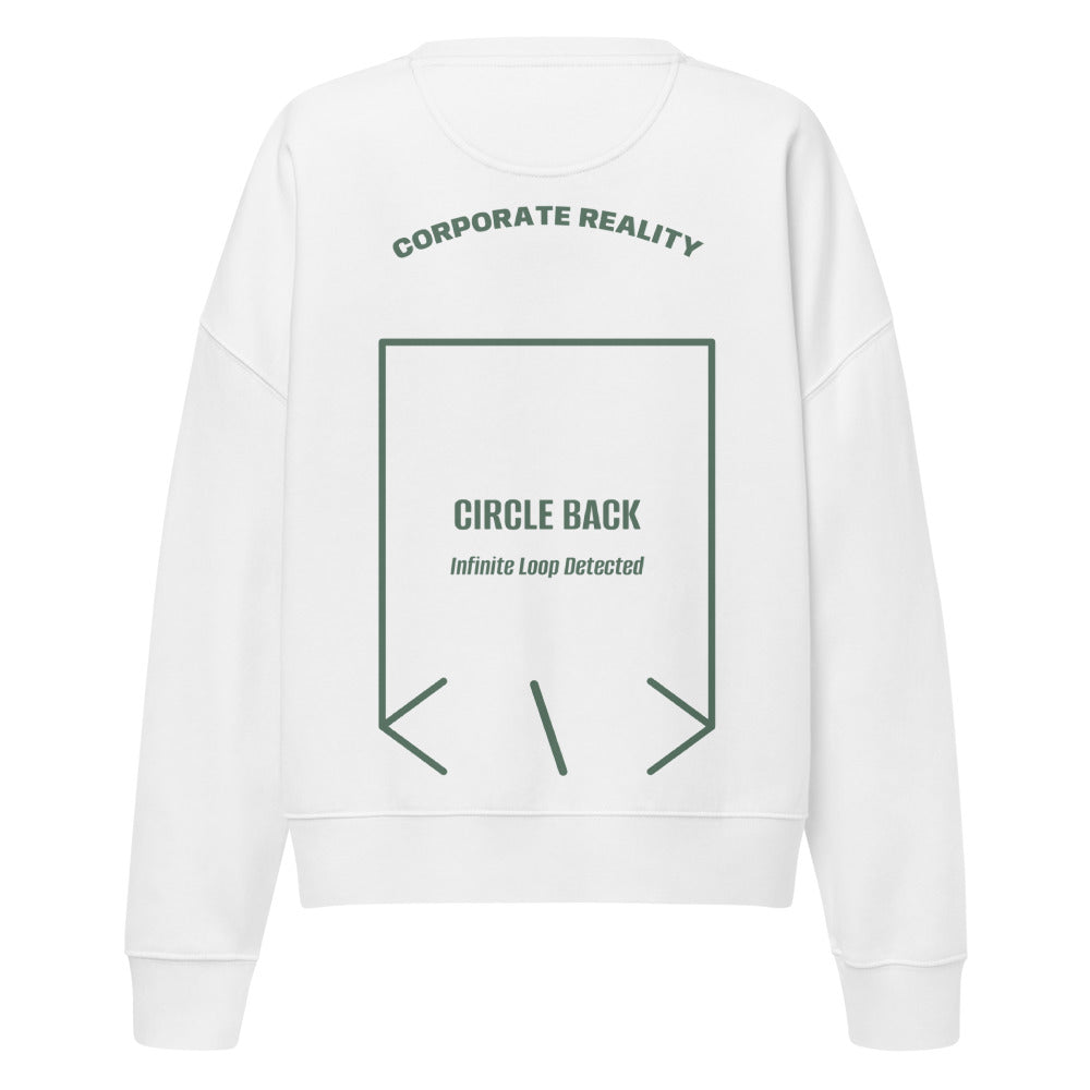 Circle Back — White Green Bay back mockup