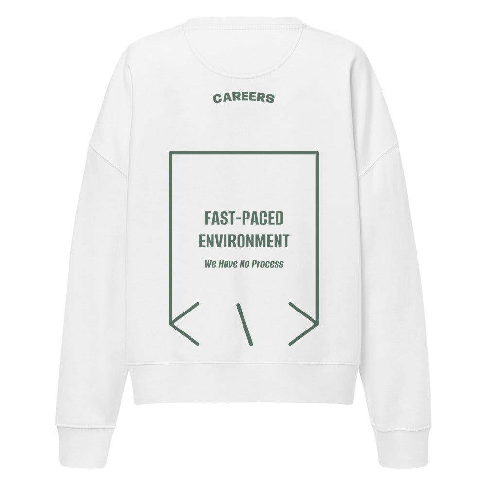 Fast-Paced Environment — White Green Bay back mockup