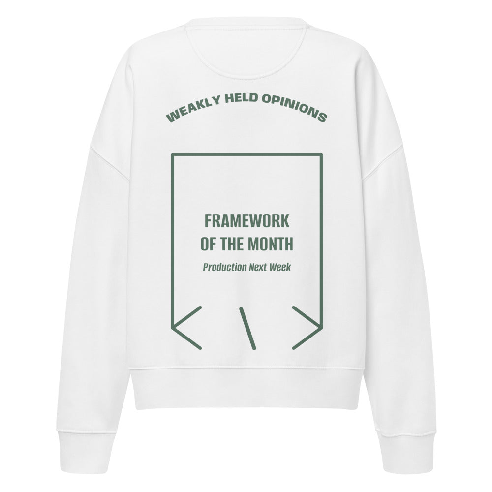 Framework Of The Month — White Green Bay back mockup