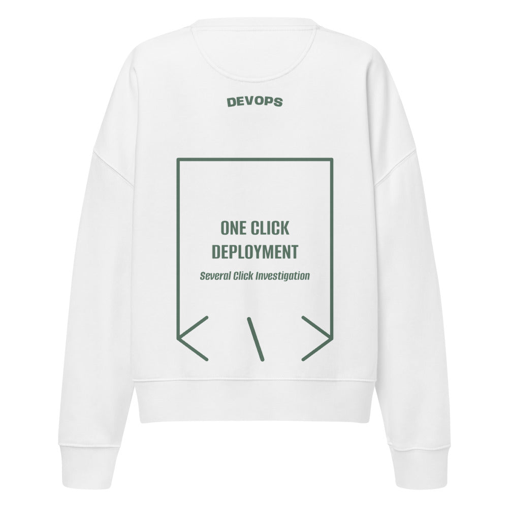 One Click Deployment — White Green Bay back mockup