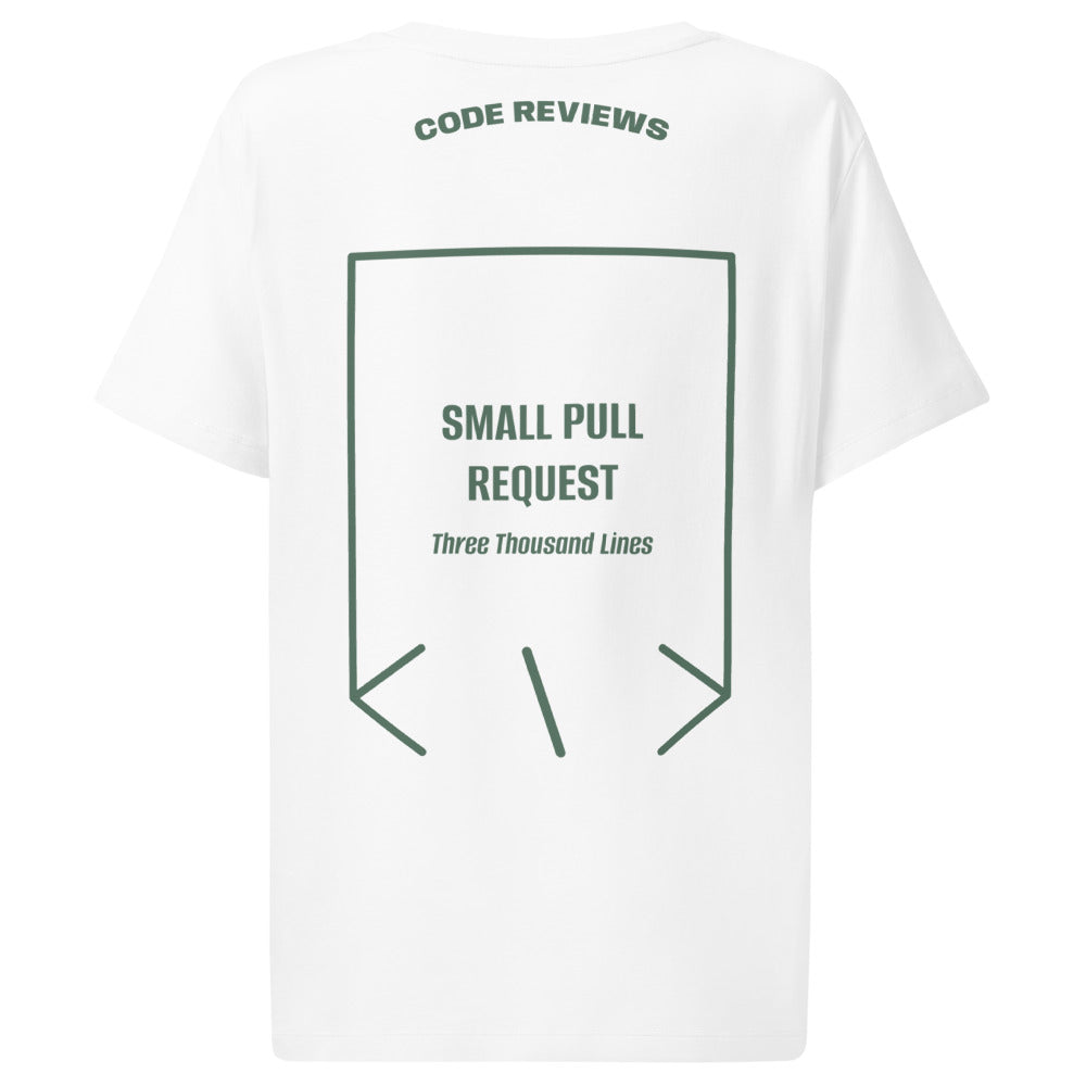 Small Pull Request — White Green Bay back mockup