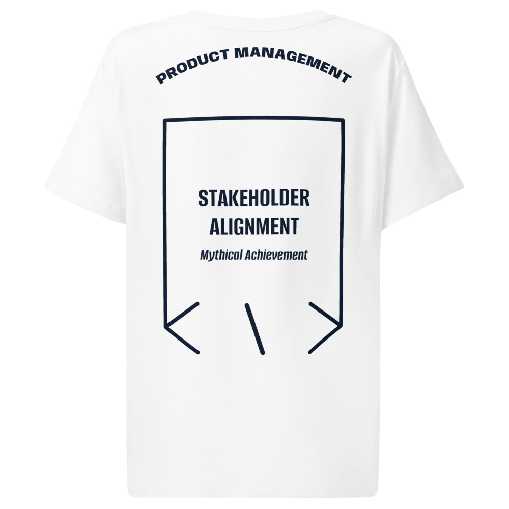 Stakeholder Alignment — White French Navy back mockup