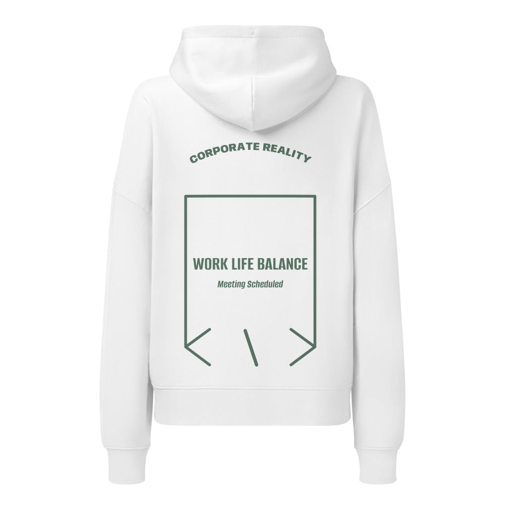 Work Life Balance — White Green Bay back mockup
