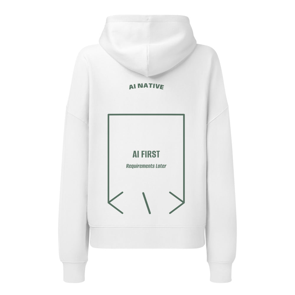 AI First — White Green Bay back mockup