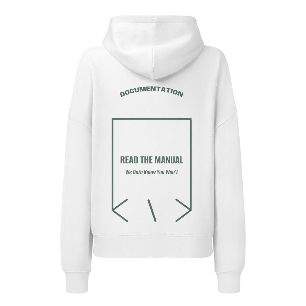 Read The Manual — White Green Bay back mockup