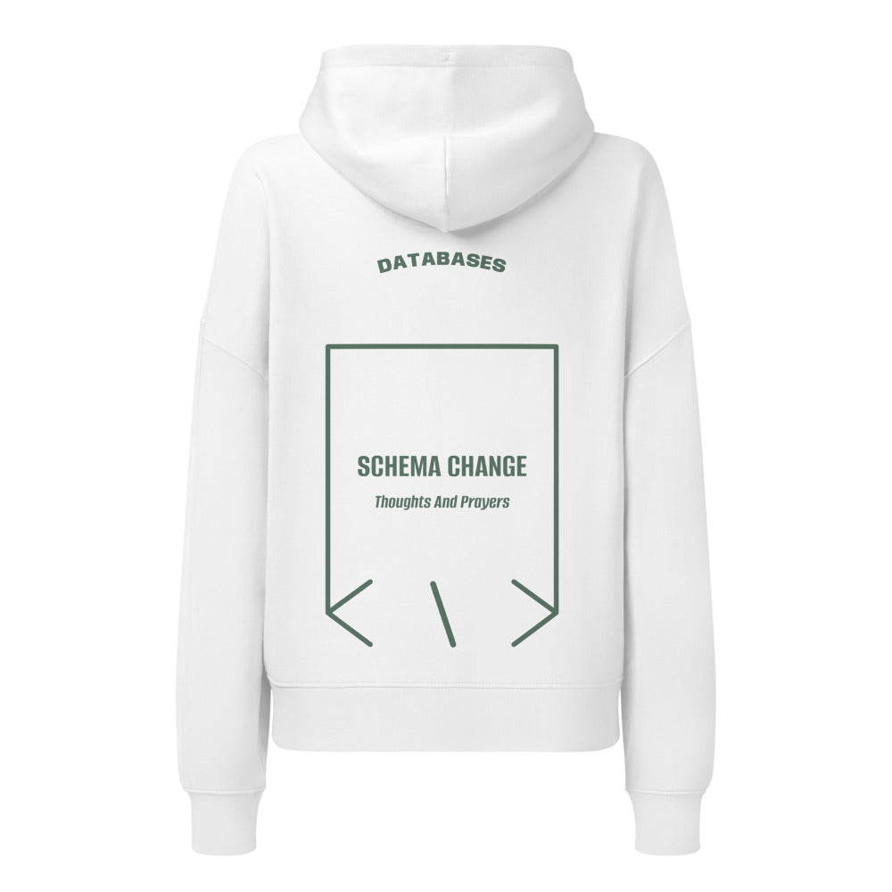 Schema Change — White Green Bay back mockup