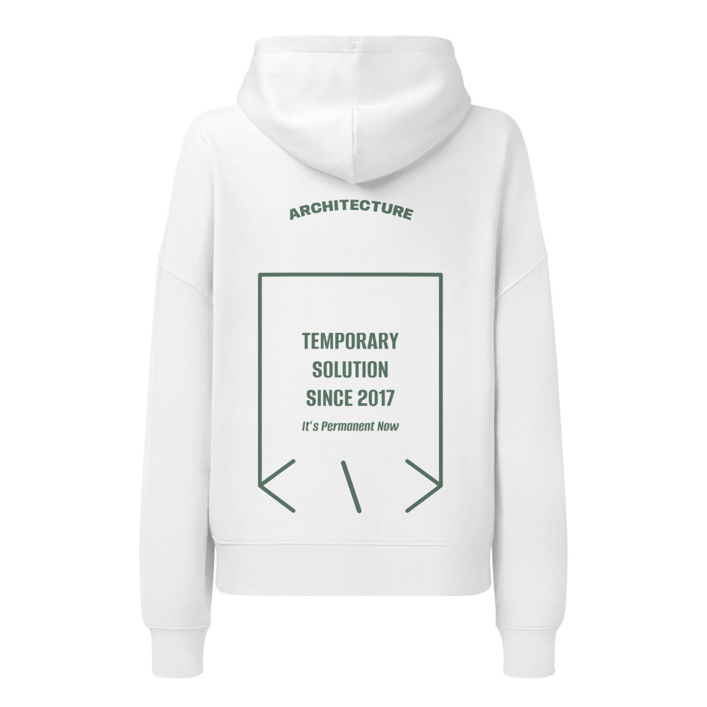 Temporary Solution Since 2017 — White Green Bay back mockup
