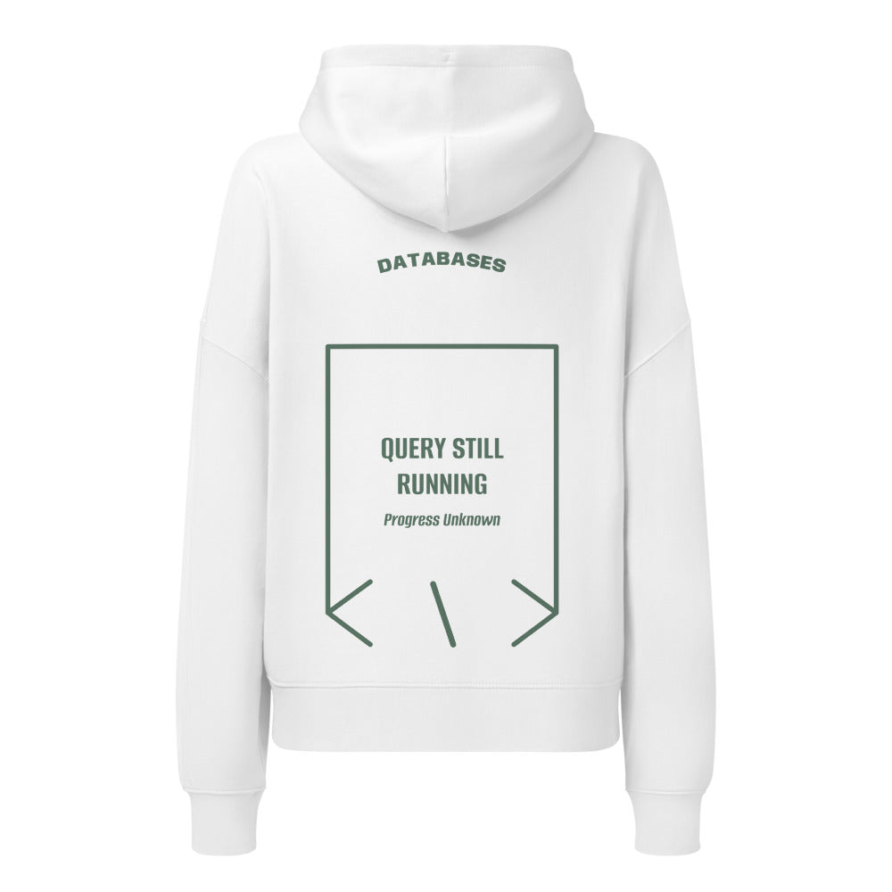 Query Still Running — White Green Bay back mockup