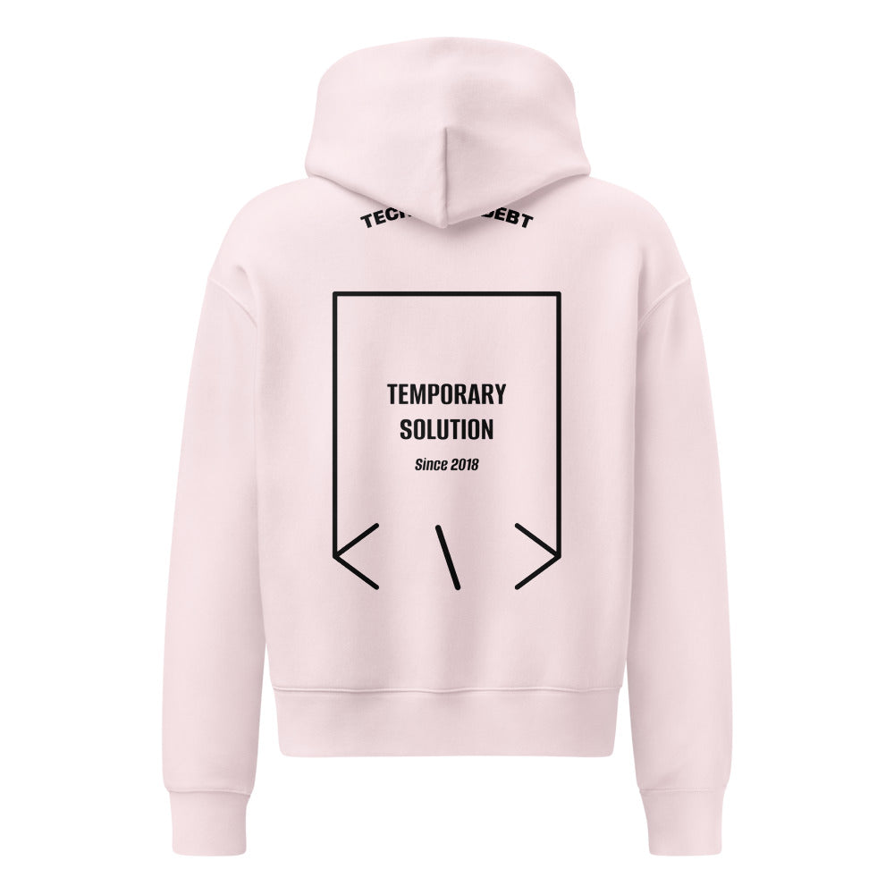 Temporary Solution — Orchid Black back mockup