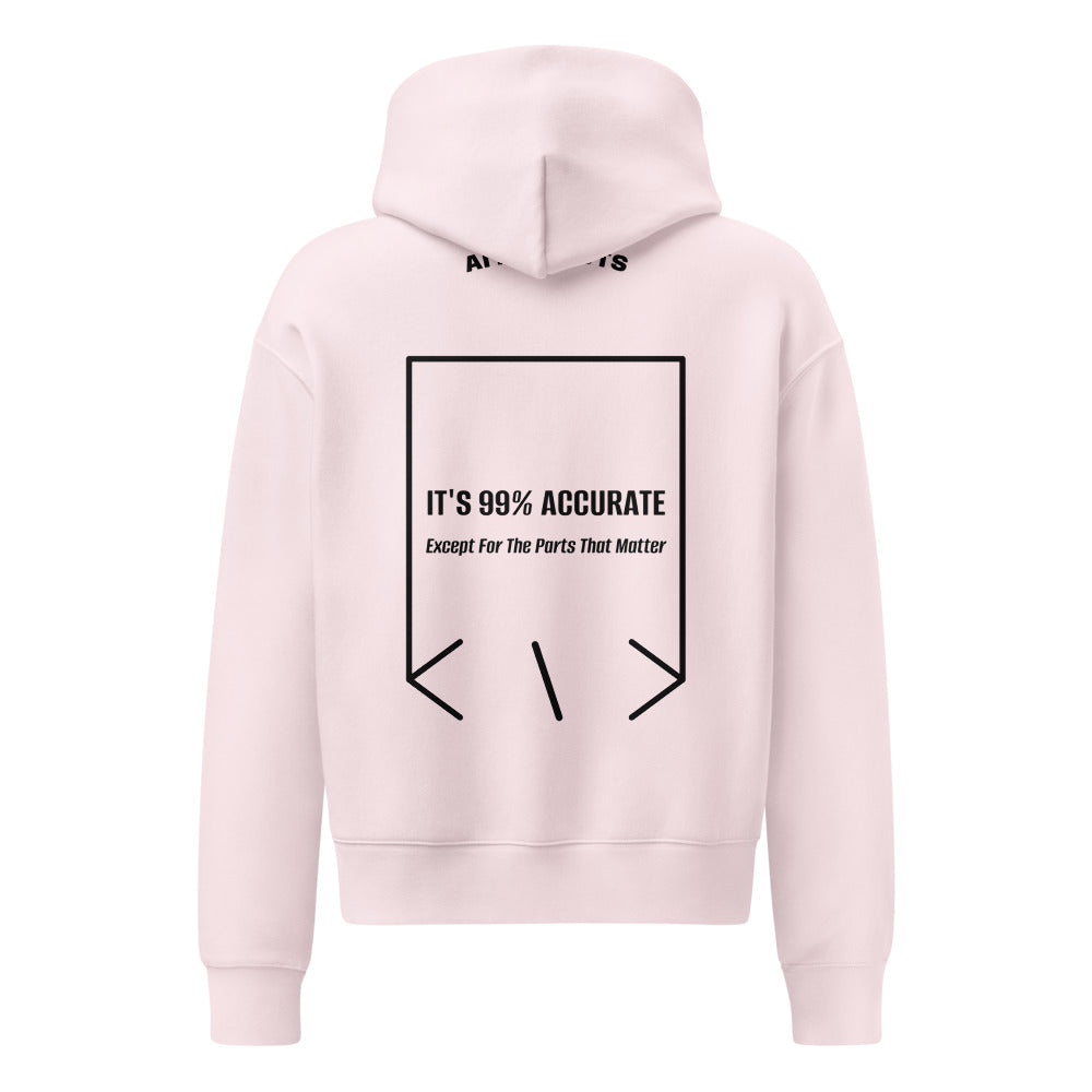 It's 99% Accurate — Orchid Black back mockup