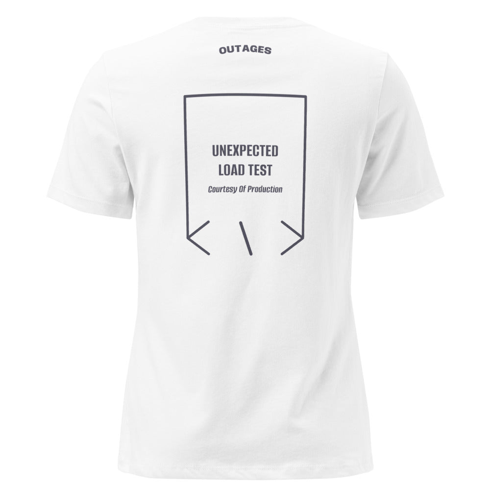 Unexpected Load Test — White Heather Navy back mockup