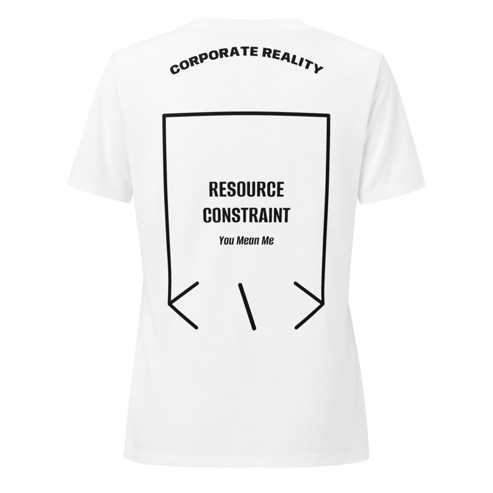 Resource Constraint — Solid White Blend Solid Black Blend back mockup
