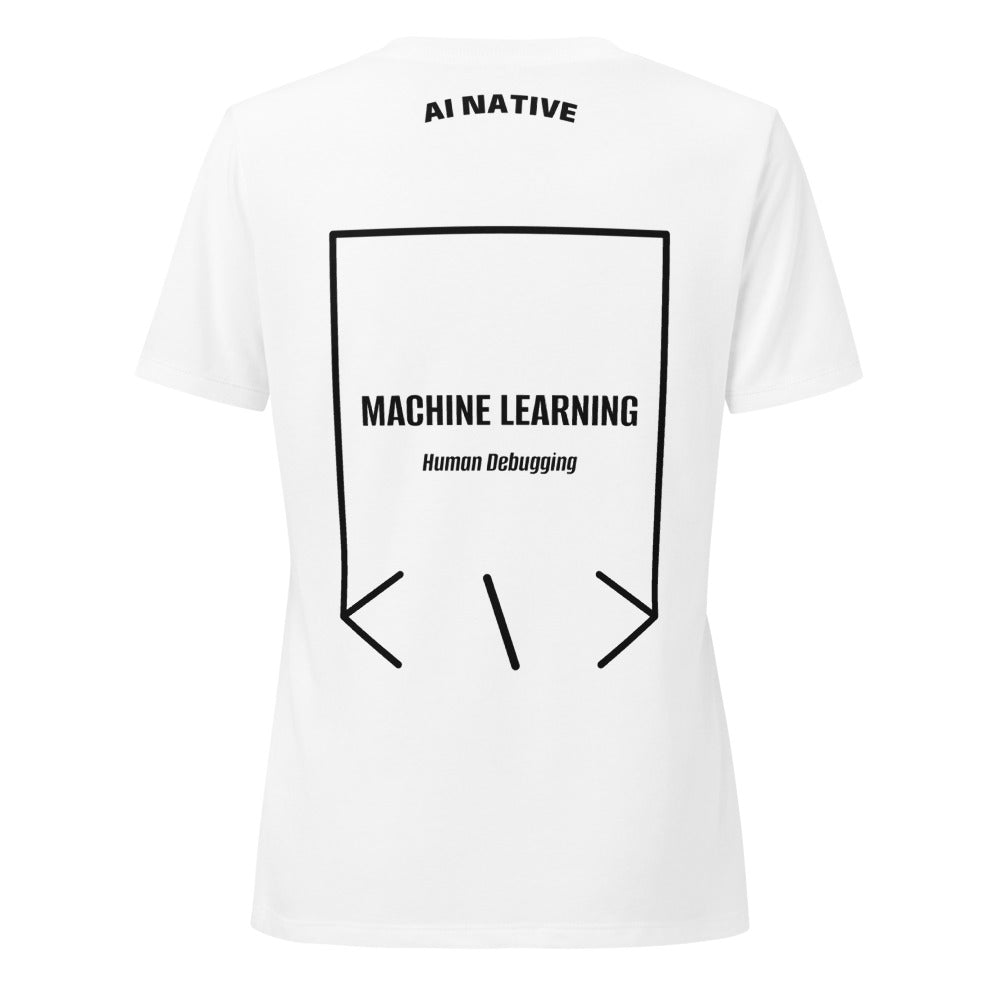 Machine Learning — Solid White Blend Solid Black Blend back mockup