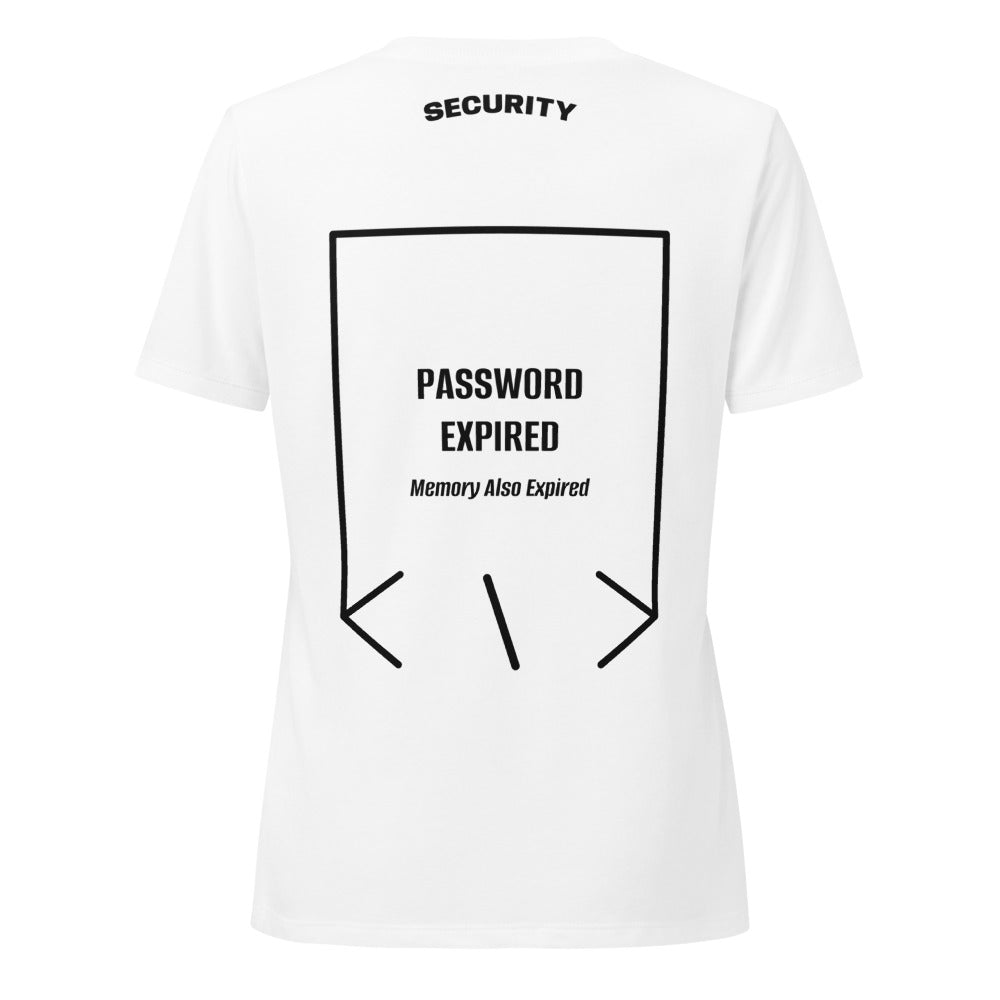 Password Expired — Solid White Blend Solid Black Blend back mockup