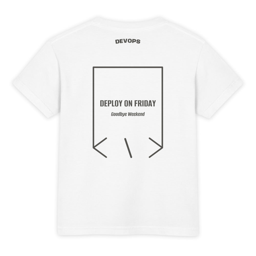 Deploy On Friday — White Pepper back mockup