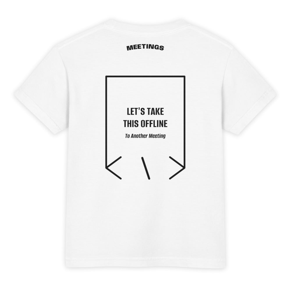 Let's Take This Offline — White Black back mockup