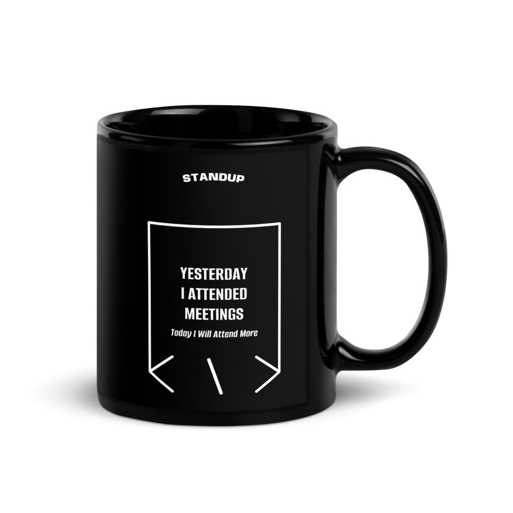 Yesterday I Attended Meetings — secondary back mockup