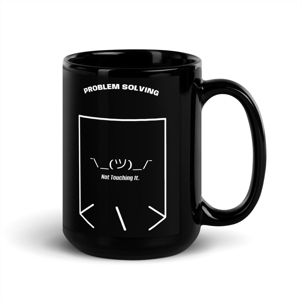 ¯\_(ツ)_/¯ — Black White back mockup (15 oz)