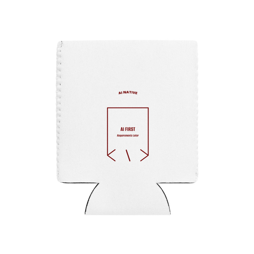 AI First — White Maroon back mockup
