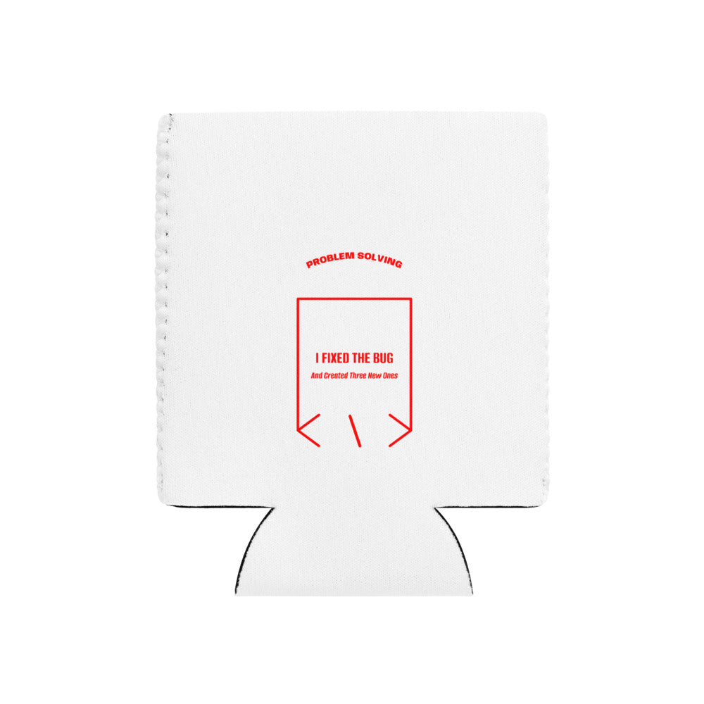 I Fixed The Bug — White Red back mockup