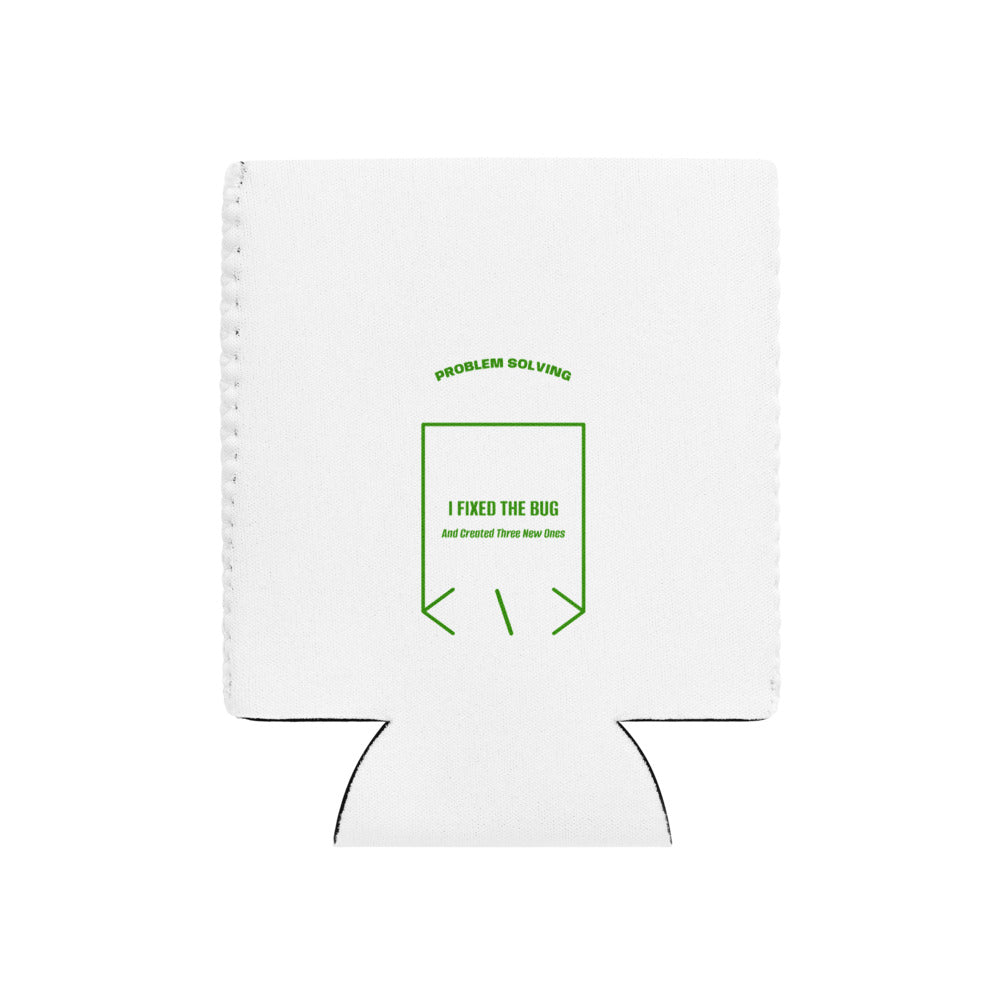 I Fixed The Bug — White Green back mockup