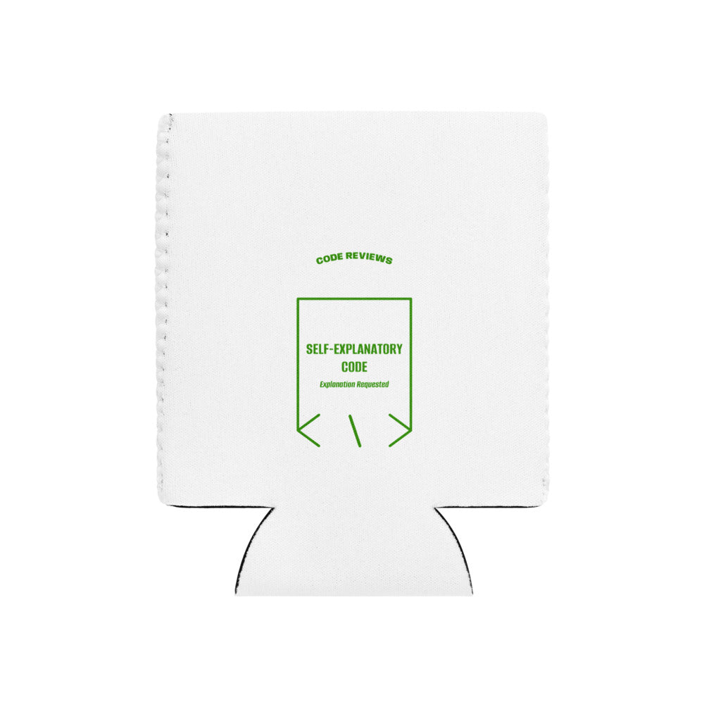 Self-Explanatory Code — White Green back mockup