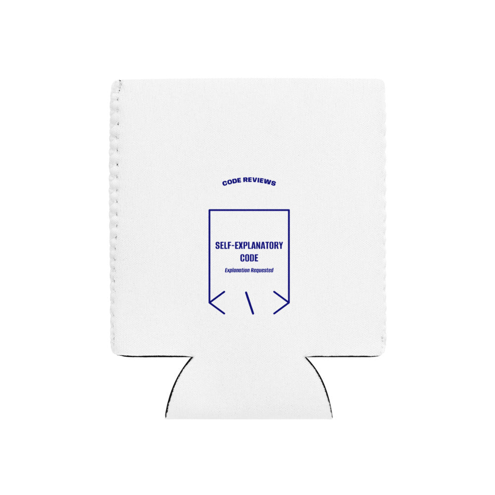 Self-Explanatory Code — White Navy back mockup