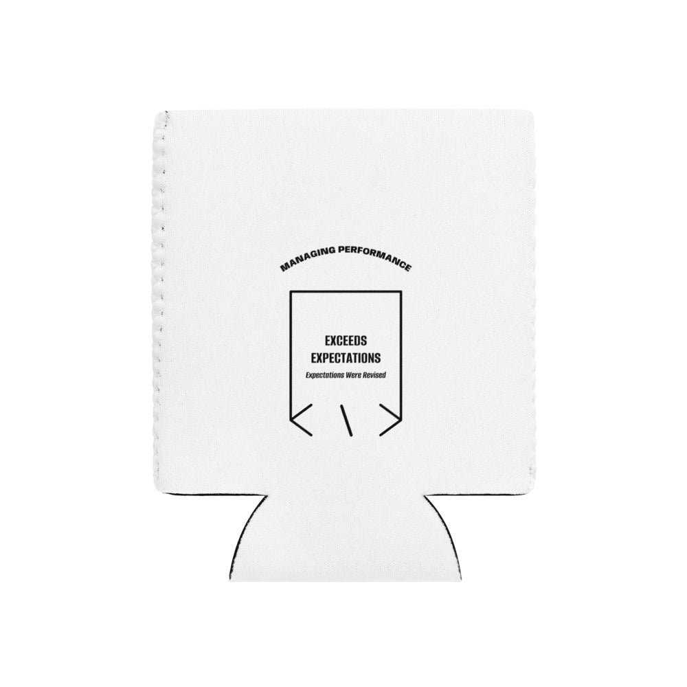 Exceeds Expectations — White Black back mockup