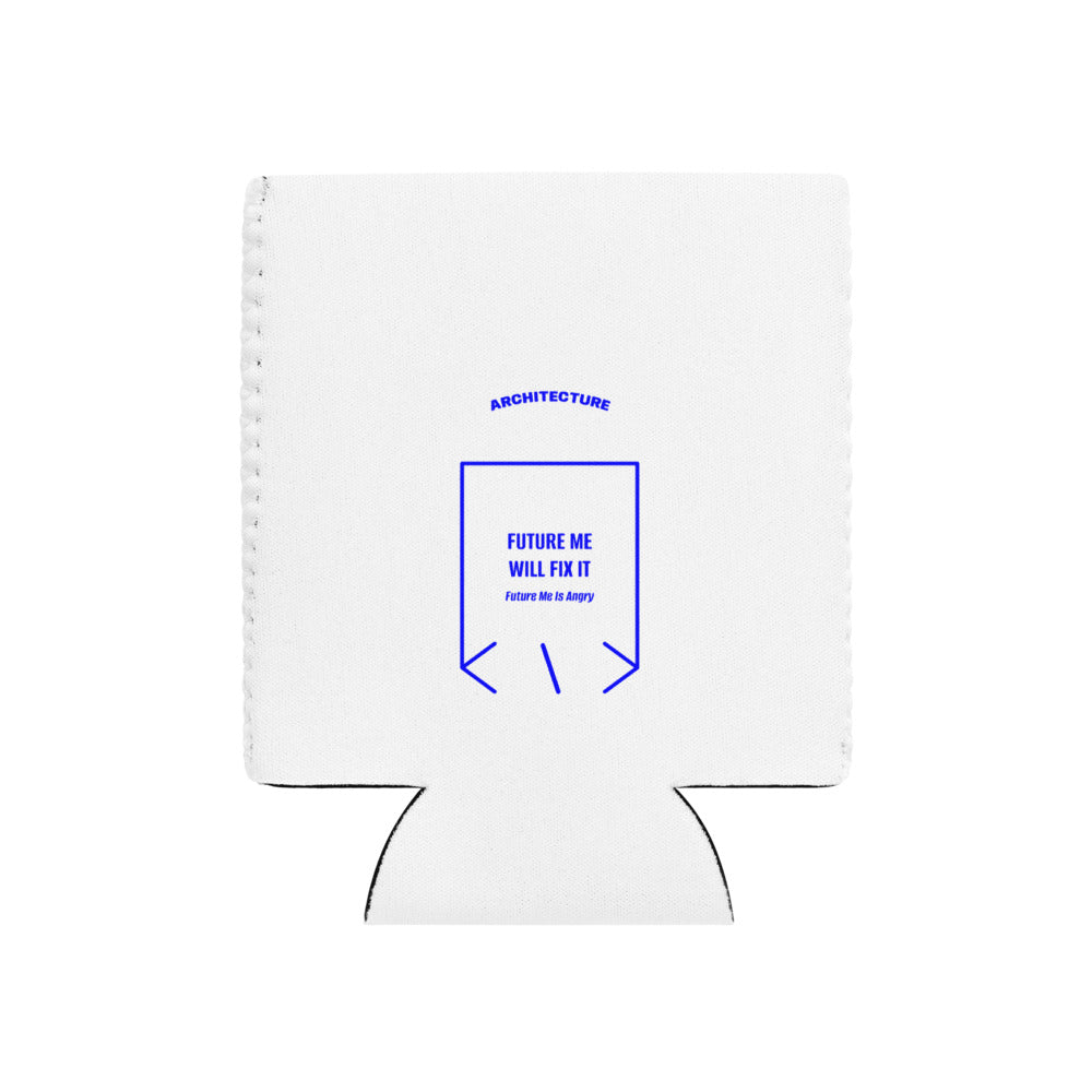 Future Me Will Fix It — White Blue back mockup