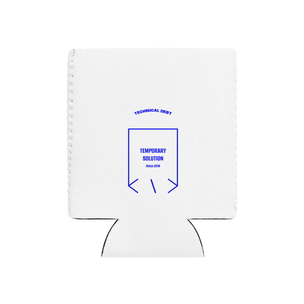 Temporary Solution — White Blue back mockup