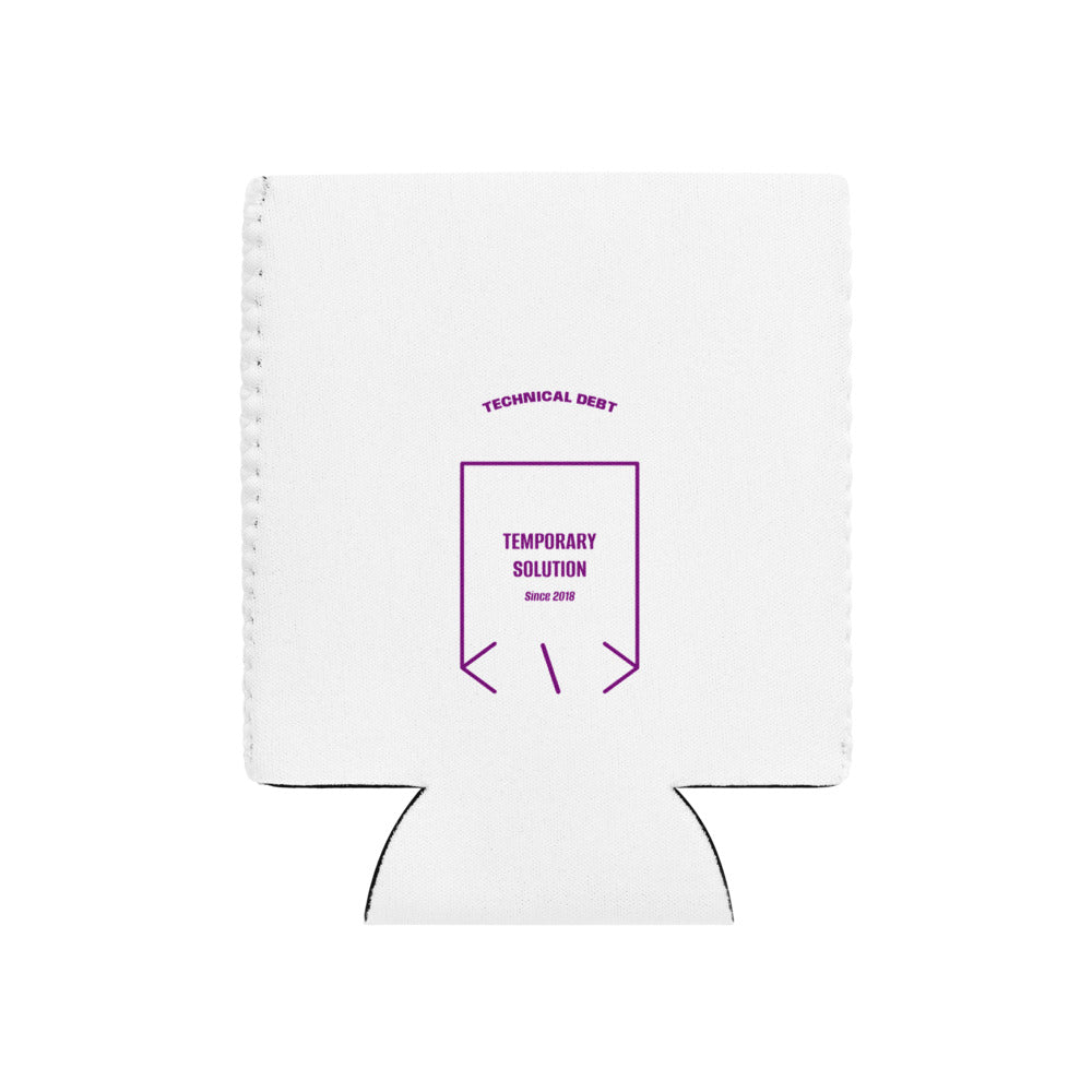 Temporary Solution — White Purple back mockup
