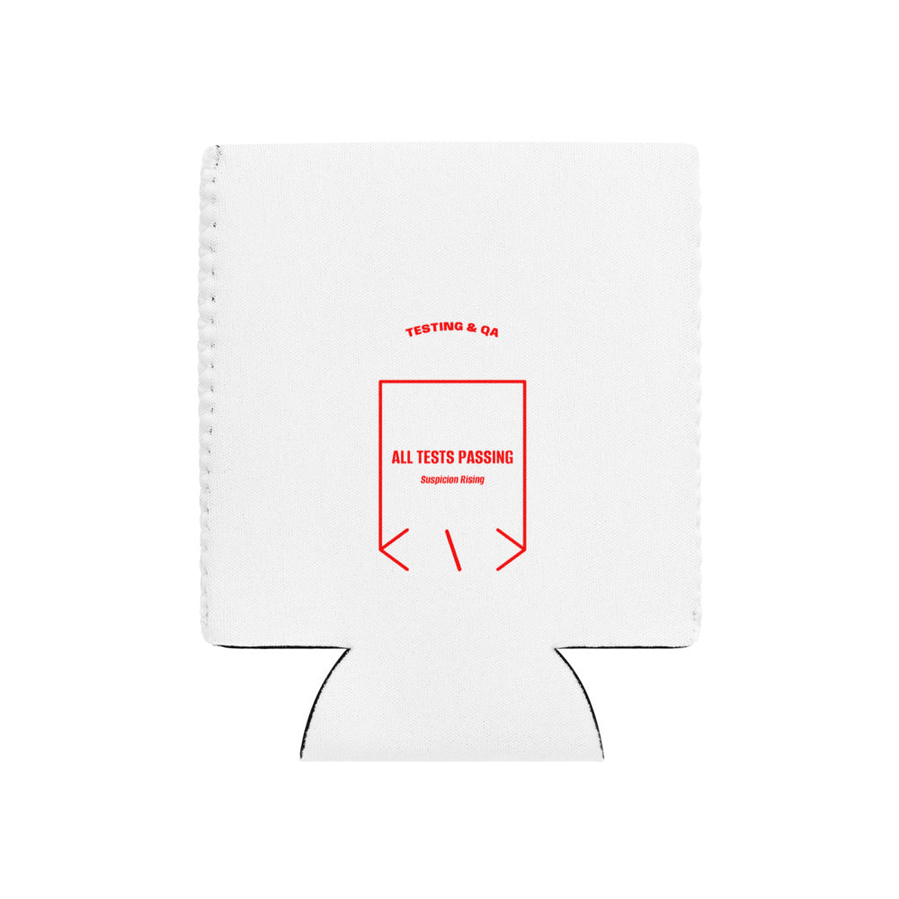 All Tests Passing — White Red back mockup