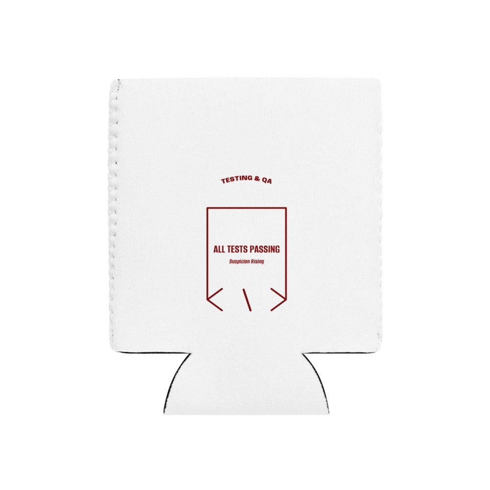 All Tests Passing — White Maroon back mockup